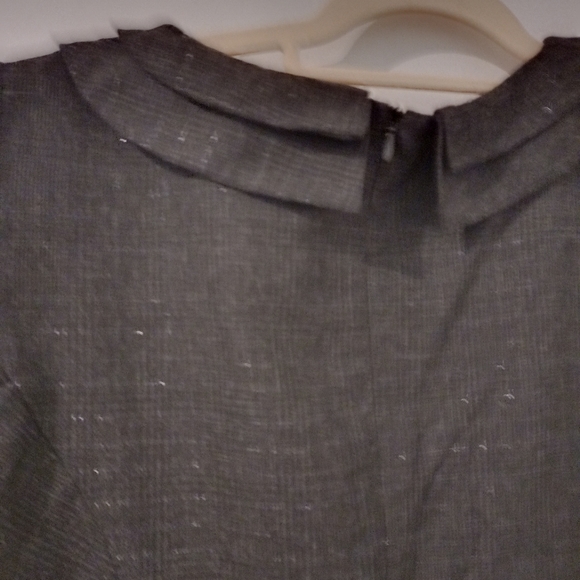 Cue Vintage black Silver Lurex mini dress in size 14 - Picture 11 of 11